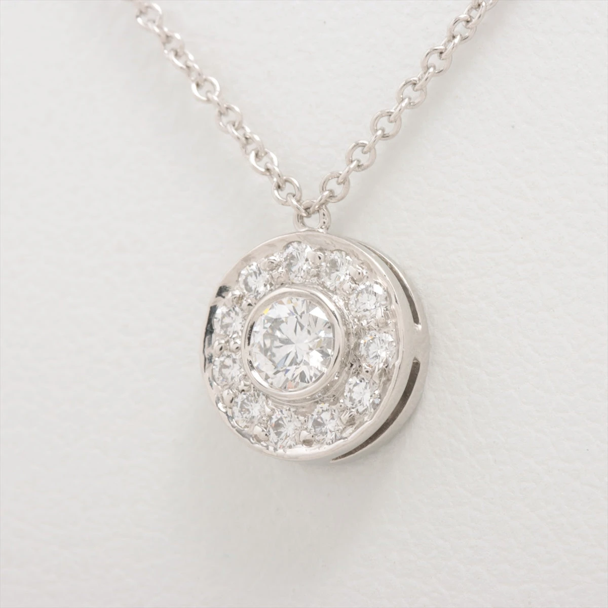 Tiffany& Co. サークレット ダイヤモンド ネックレス Pt950 TIFFANY&Co. 【〜7/31夏セール中】ティファニー ダイヤモンド