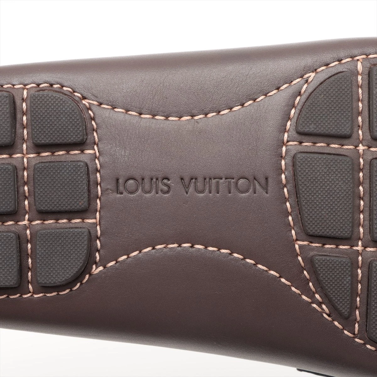 ヴィトン モンテカルロ 05年 レザー ドライビングシューズ 7 1/2