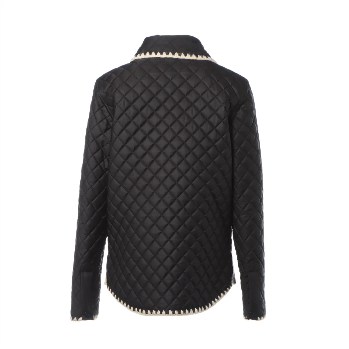 【美品】CHANEL ブラック キルティングダウンジャケット定価¥183,750 シャネル ダウン ジャケット CHANEL ココ ネージュ ブラック