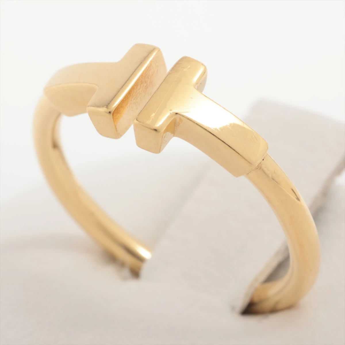 TIFFANY&Co ティファニー 750 Tワイヤー リング #15 TIFFANY&Co ティファニー 750 Tワイヤー リング #15 ホワイト