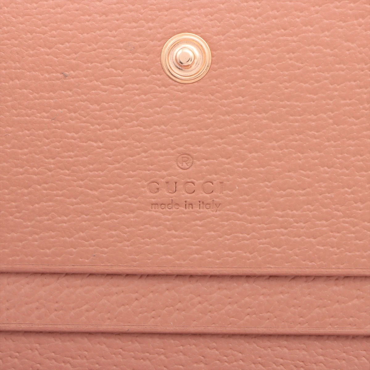 グッチ　長財布　財布　ウォレット　GGキャンバス　ピンク GUCCI(グッチ)長財布 Wホック GGキャンバス レザー ピンク×ブラウン