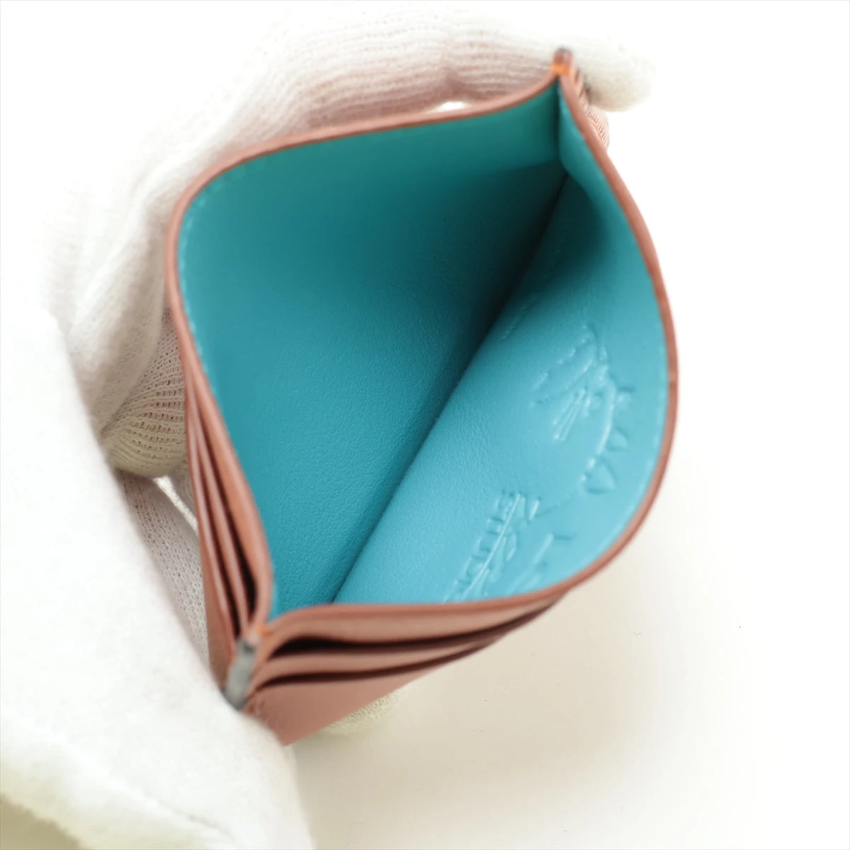 ロエベ×スタジオジブリ レザー カードケース ブラウン A2606765｜中古