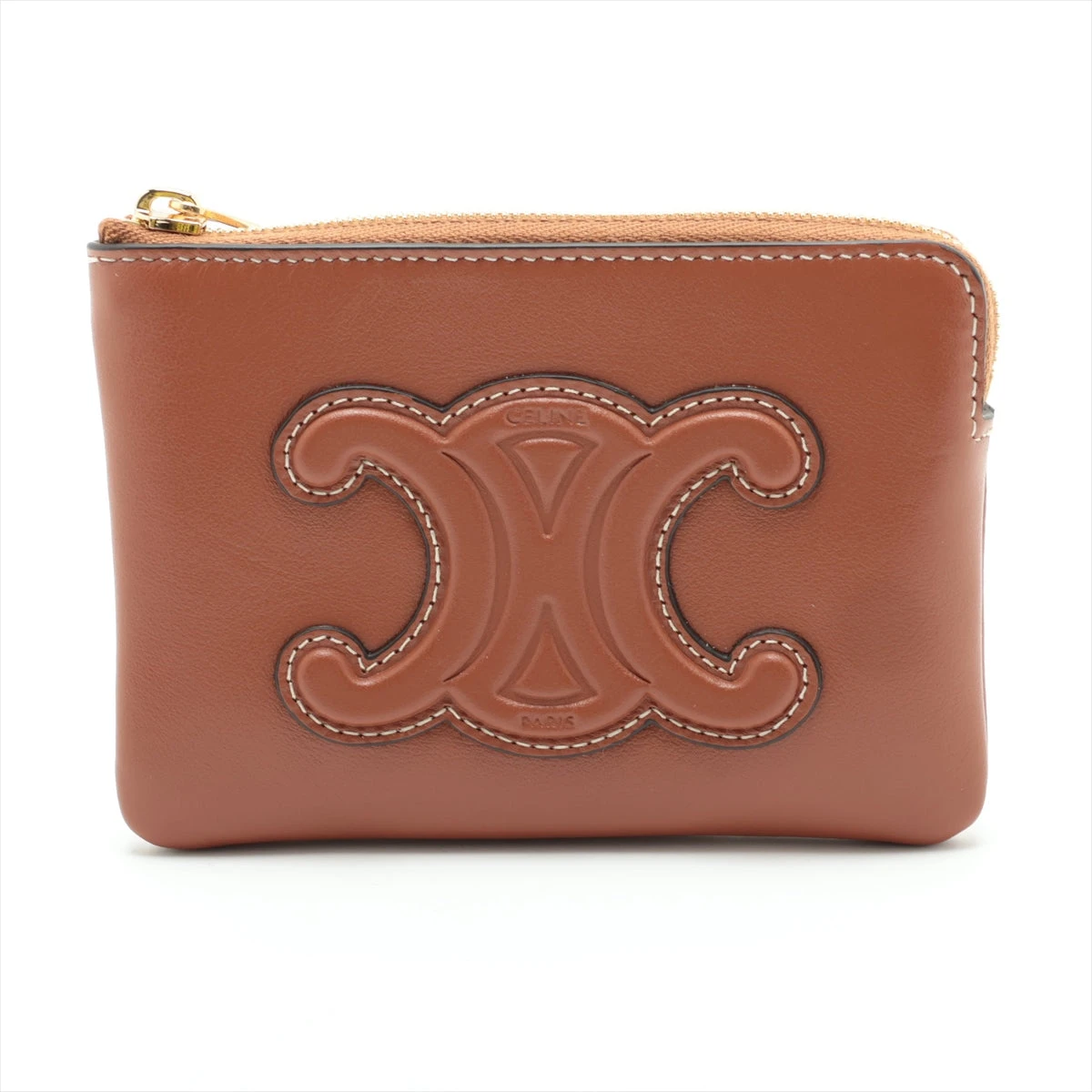 鑑定済・美品★セリーヌ　トリオンフ　ロゴ　フック付き　コインケース　PVC セリーヌ PVC トリオンフ コインケース CELINE 美品 お買い得