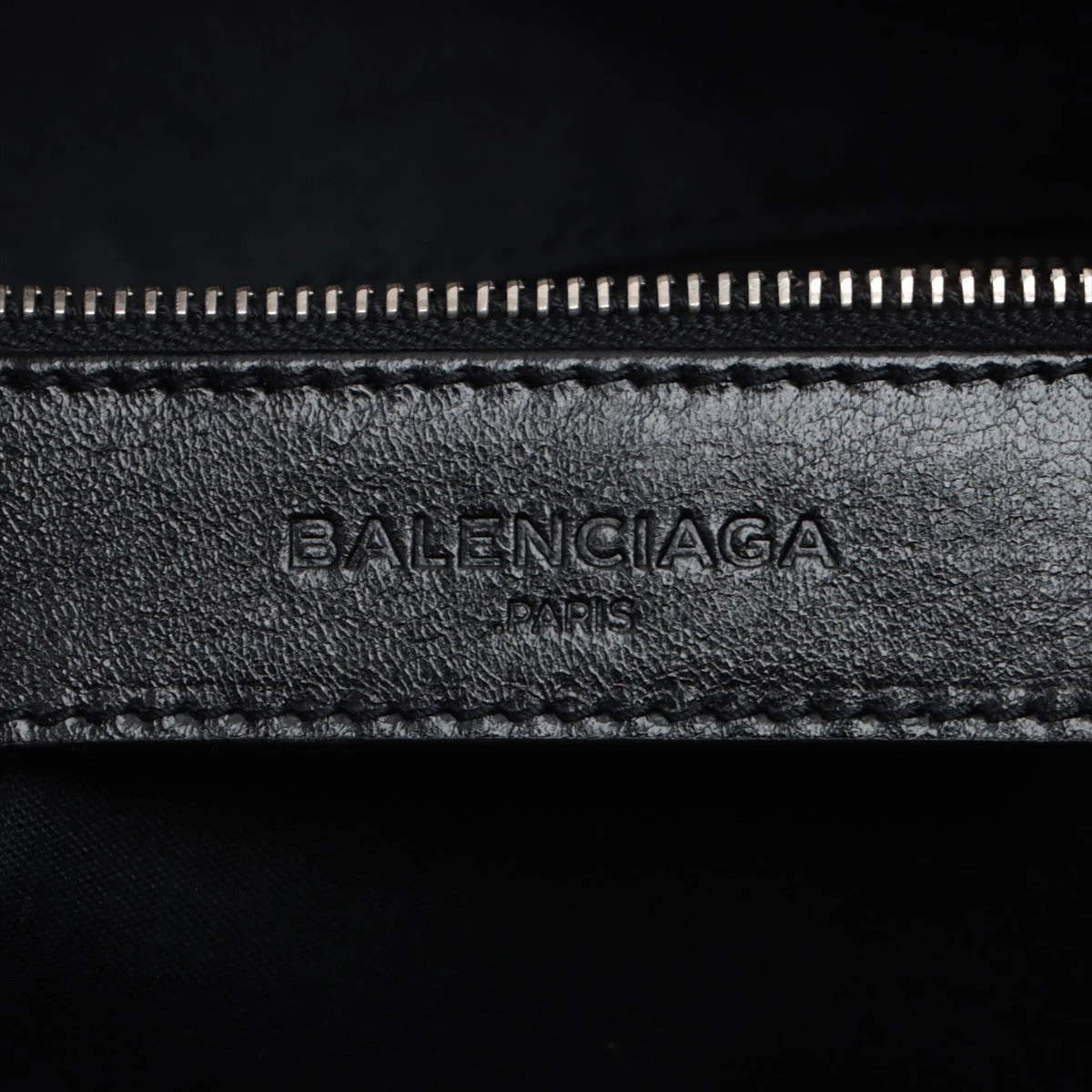 バレンシアガ クラシックスクエア レザー 2WAYハンドバッグ ブラック