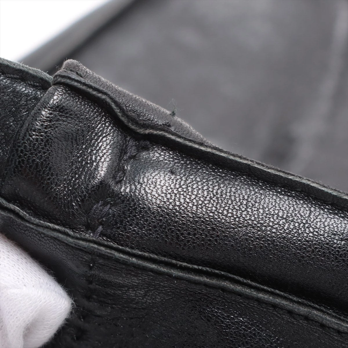 エルメス トゥドゥ レザー ブラック シルバー金具 刻印不明 A2615034 