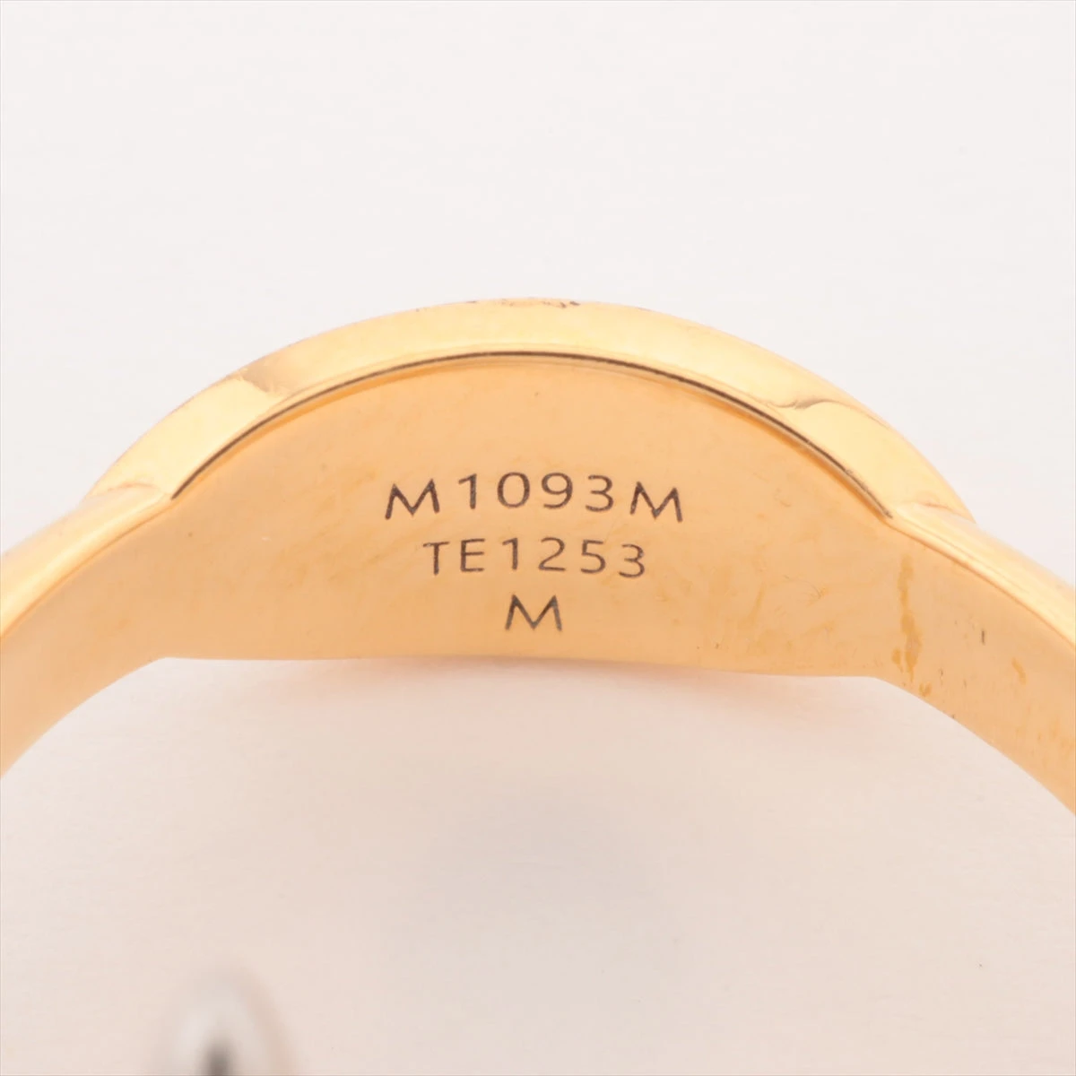 【正規品】ルイヴィトン M1093M LVグラム リング TE1253　即日配送 ヴィトン TE1253 リング GP×ラインストーン ゴールド×シルバー