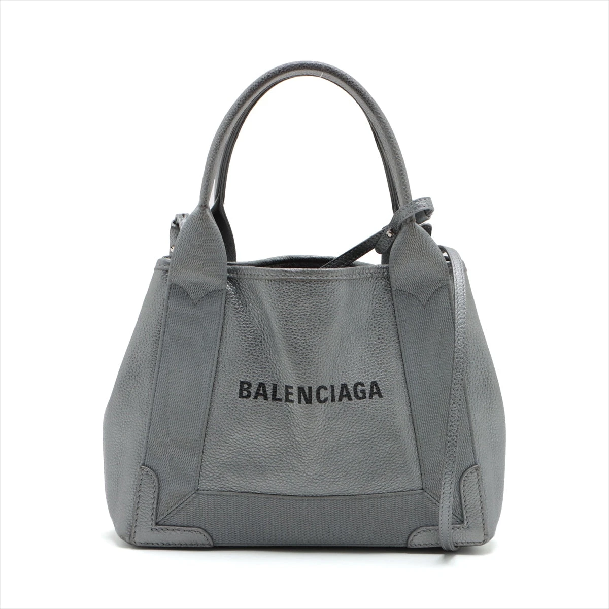 BALENCIAGA ネイビーカバスXS レザー