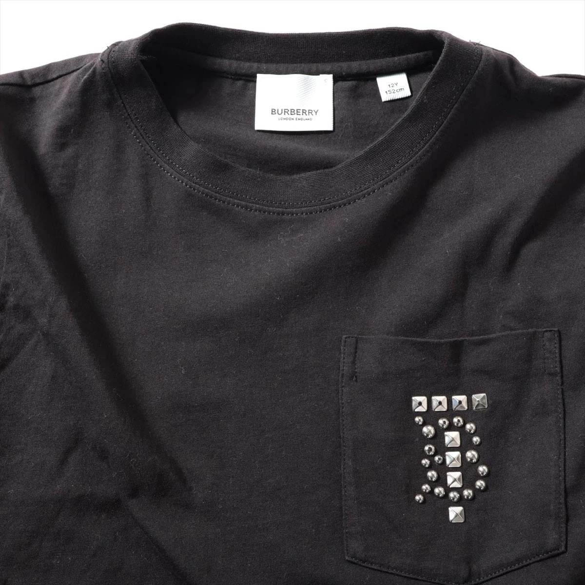 バーバリー コットン Tシャツ 12Y152㎝ キッズ ブラック 8047951 