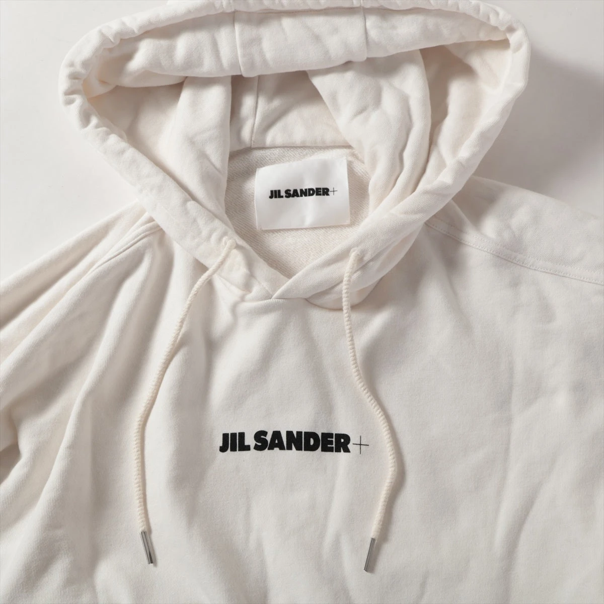 関税込★VIP価格【Jil Sander】コットン パーカー Jil Sander ロゴ パーカー | グレー | FARFETCH JP