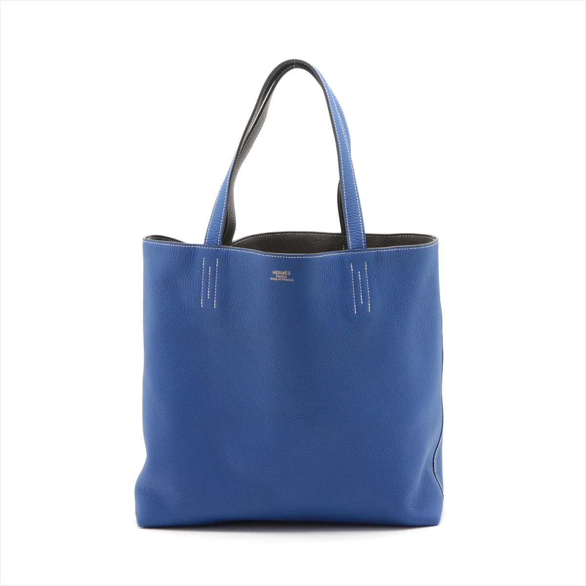 エルメス ドゥブルセンス45 トリヨンクレマンス グラファイト×ブルー