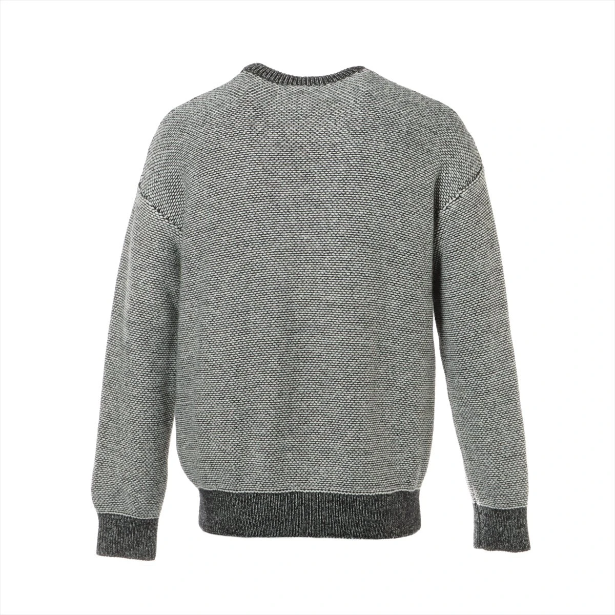 極美品　ロエベ　アシメントリー　ニット　アナグラム　鑑定済み ロエベ アナグラム アルパカ ニット XS メンズ グレー H526Y14KDM