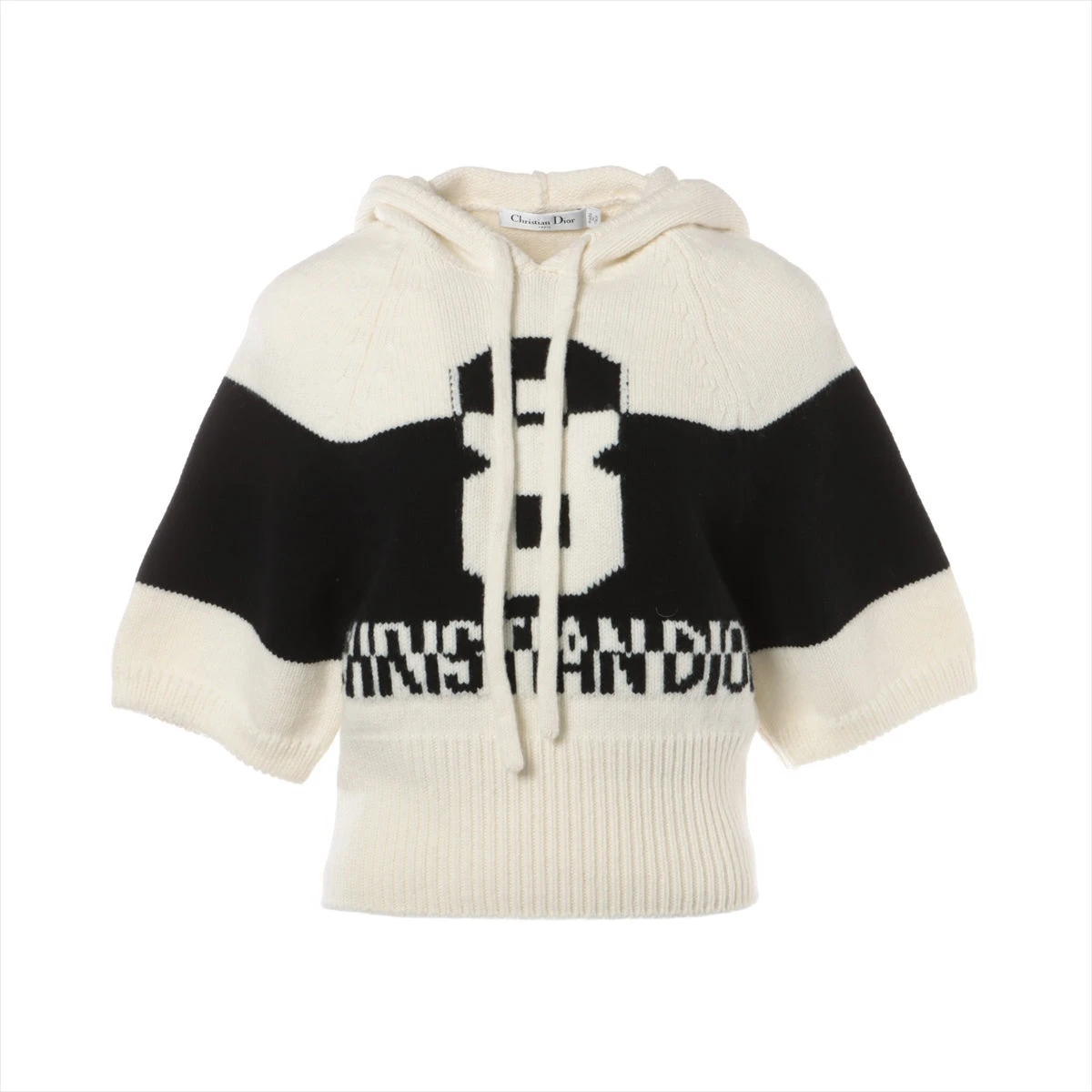 希少　クリスチャンディオール　ベスト　ダブル　ウール　ブラック　L相当　CD柄 Christian Dior クリスチャンディオール 二つ折り財布 折財布