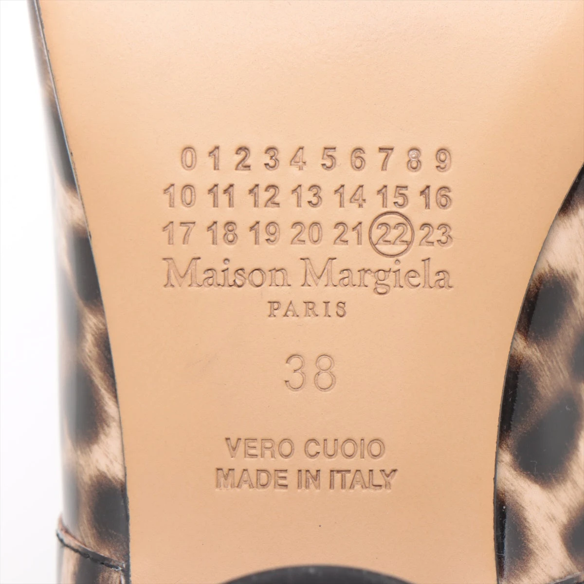 メゾンマルジェラ TABI 20AW パテントレザー パンプス 38 レディース