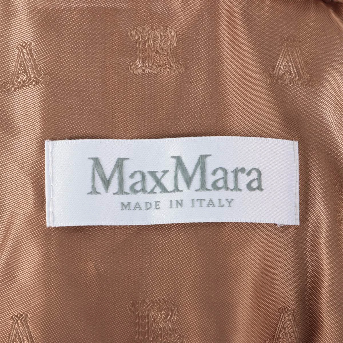マックスマーラ テディベア キャメル×シルク ショートコート サイズ