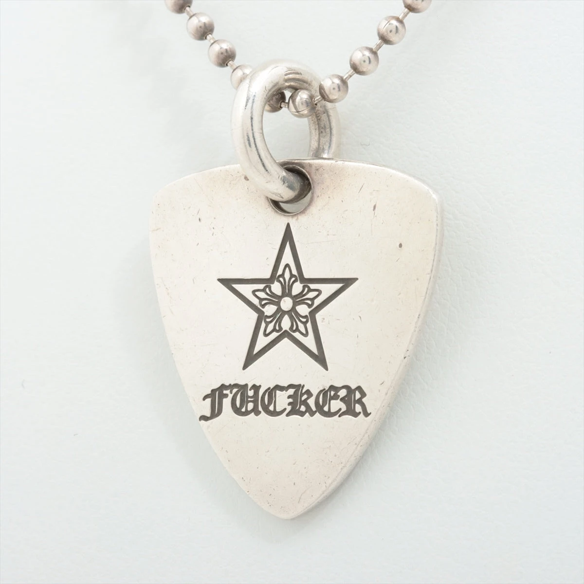 クロムハーツ ギターピック ネックレス 925 19.8g スター