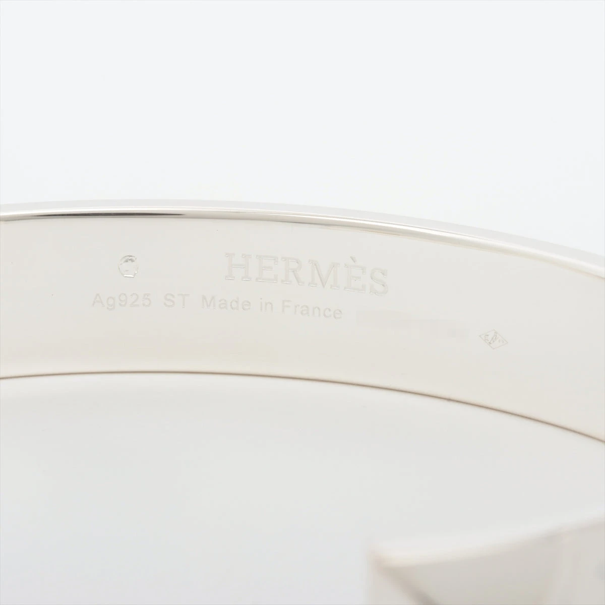 エルメス バングル ST 925 33.5g シルバー ミニ クルー AP060374｜中古