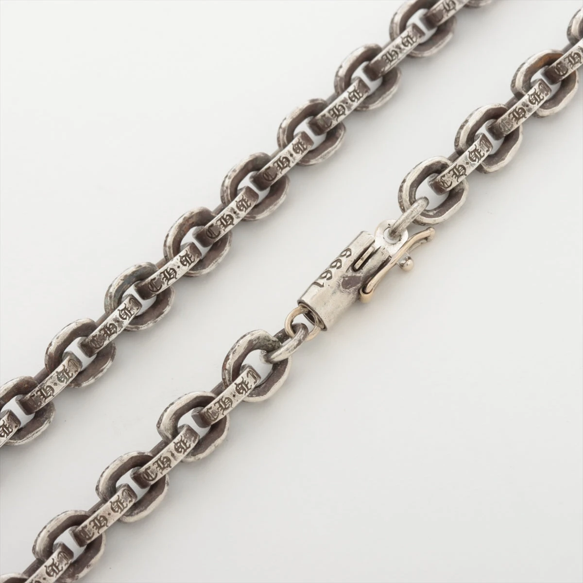 クロムハーツ ペーパーチェーン 18インチ ネックレス 925×14K 34.9g