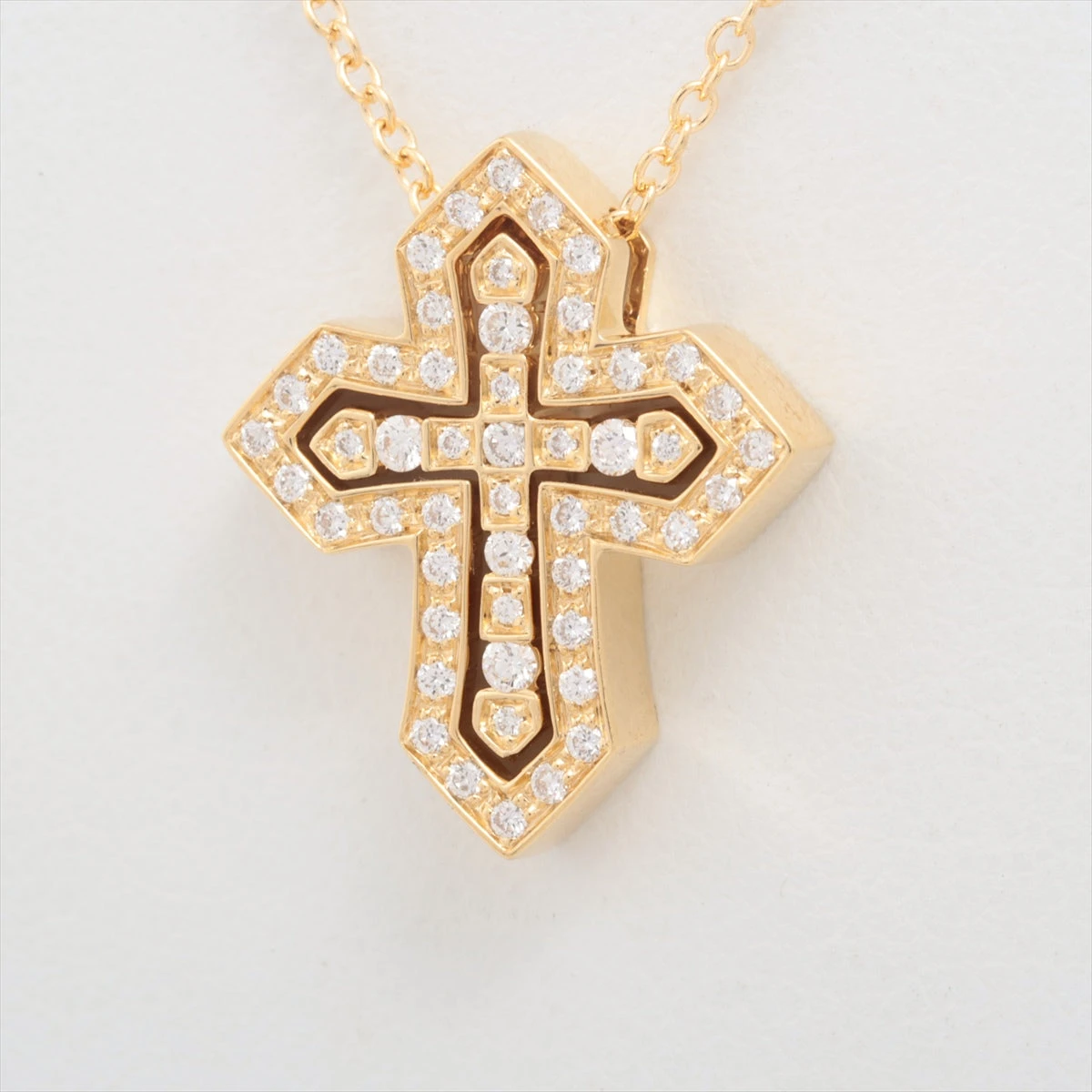 ダミアーニ ベルエポック クラウン ダイヤ ネックレス 750(YG) 7.6g