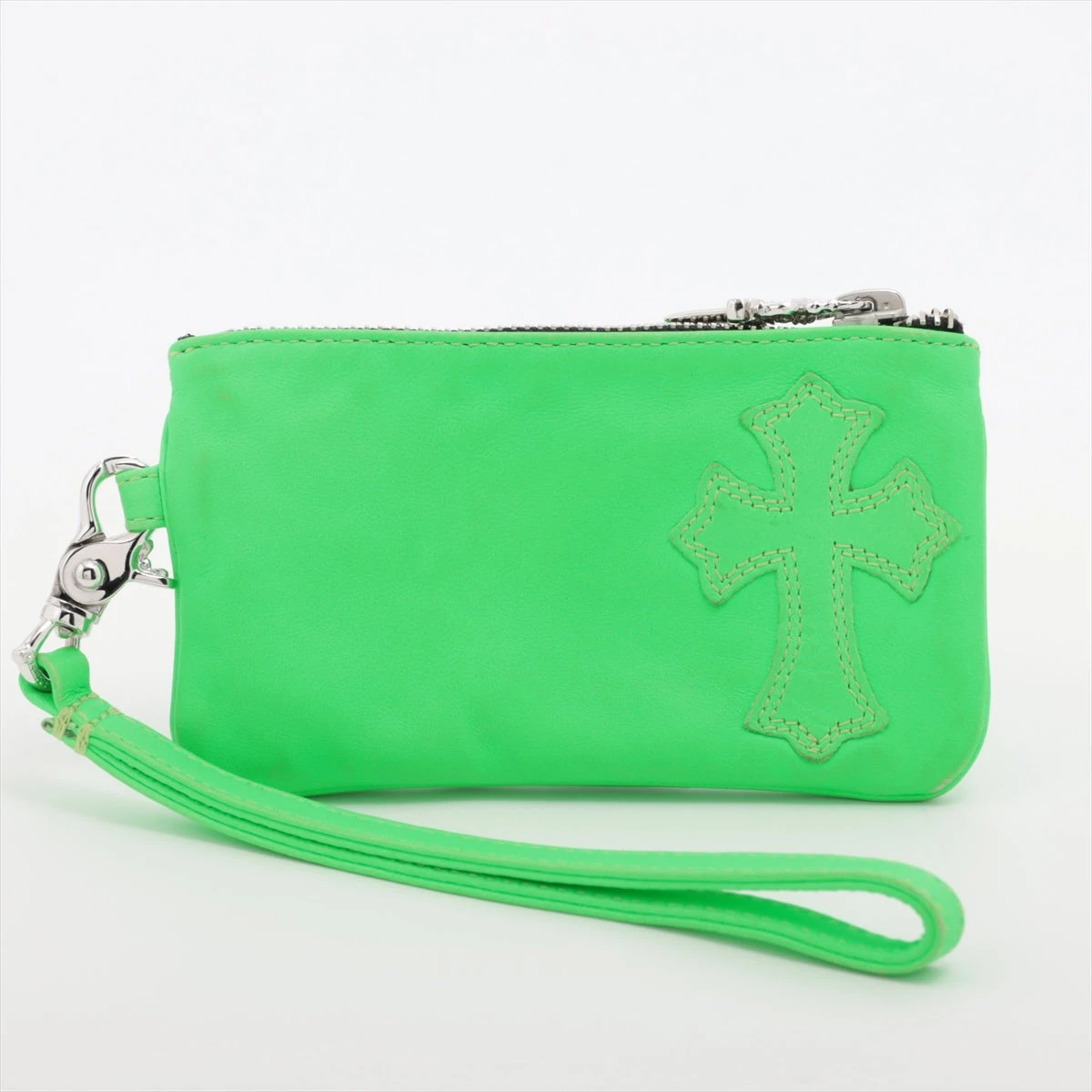 極美品 CHROME HEARTS クロムハーツ ダガー ジッパー レザー