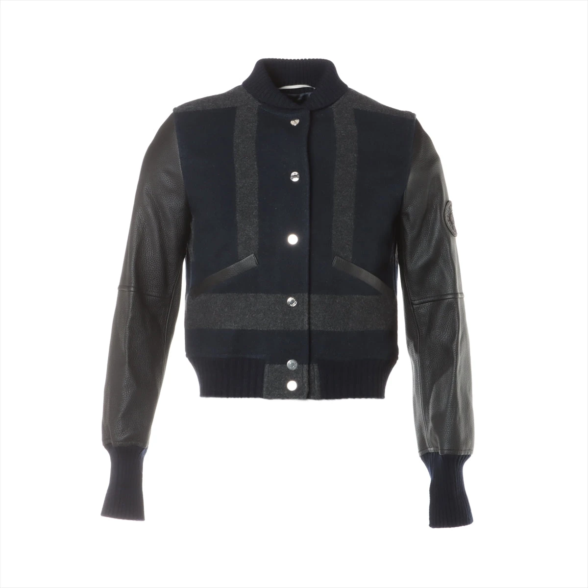 エルメス セリエ 20年 カシミヤ×レザー ジャケット 36 メンズ