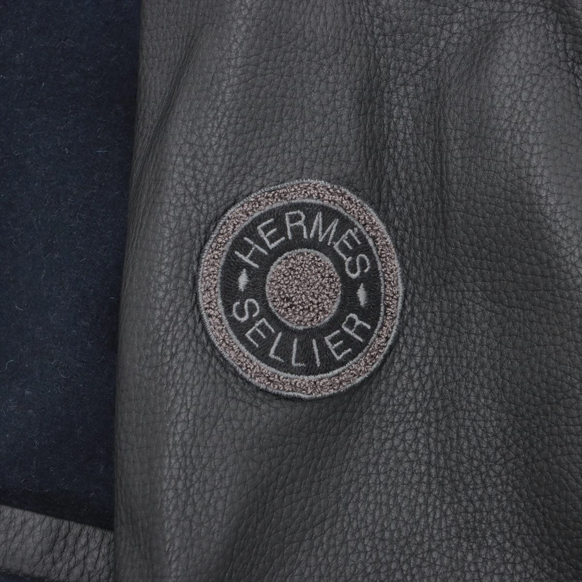 エルメス セリエ 20年 カシミヤ×レザー ジャケット 36 メンズ エルメス セリエ 20年 カシミヤ×レザー ジャケット 36 メンズ