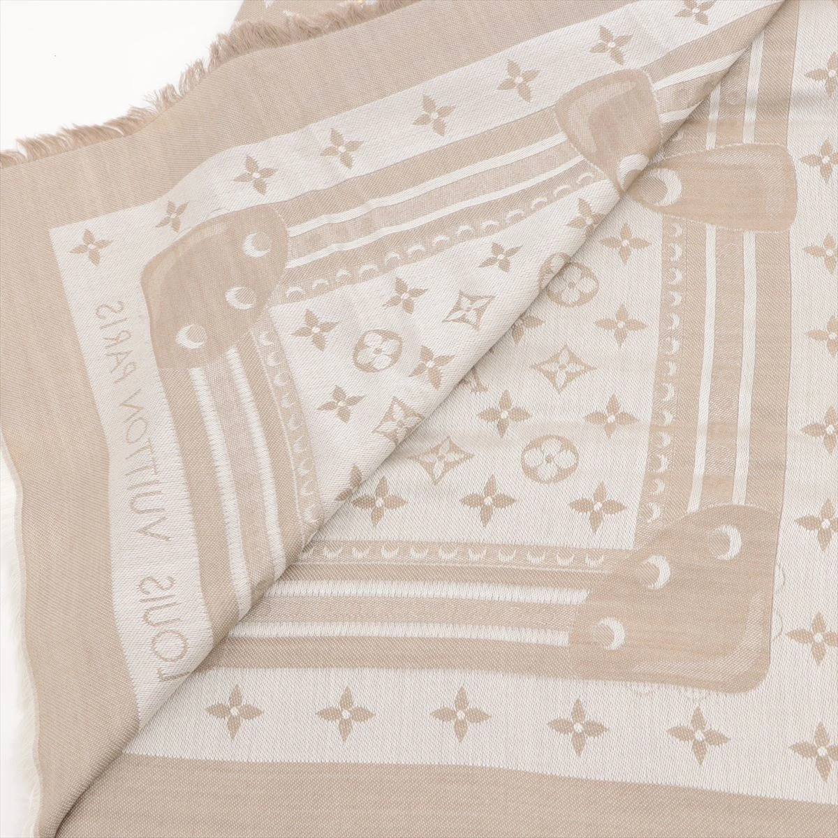 ヴィトン M73699 ショールモノグラム CC1221 ストール ウール