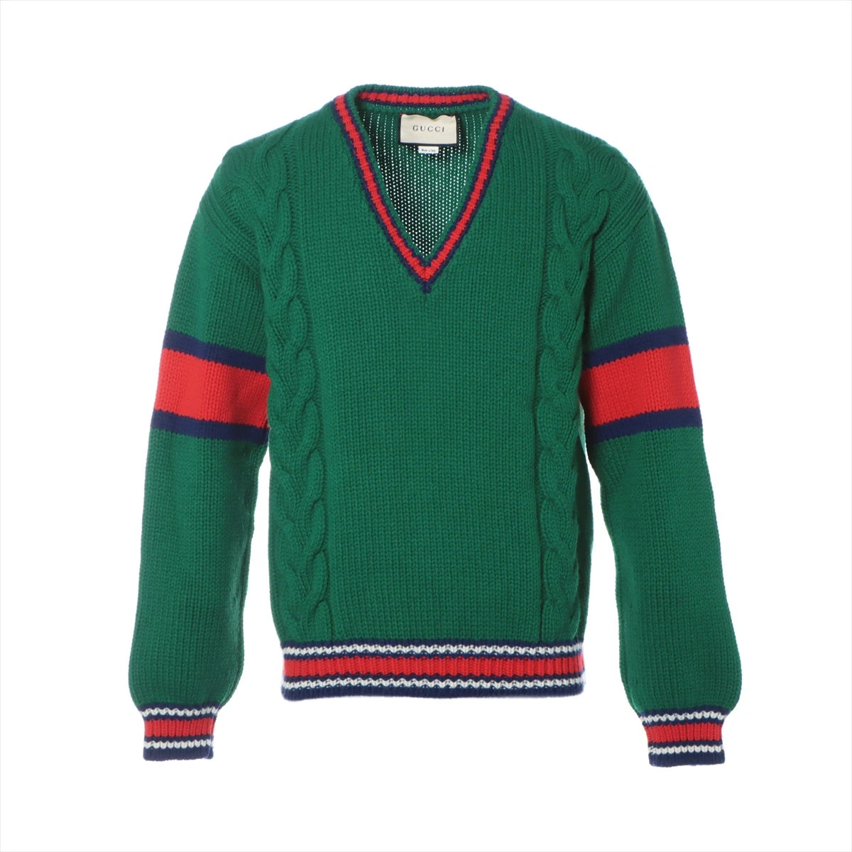 豪華で新しい 20SS knit green GUCCI トップス