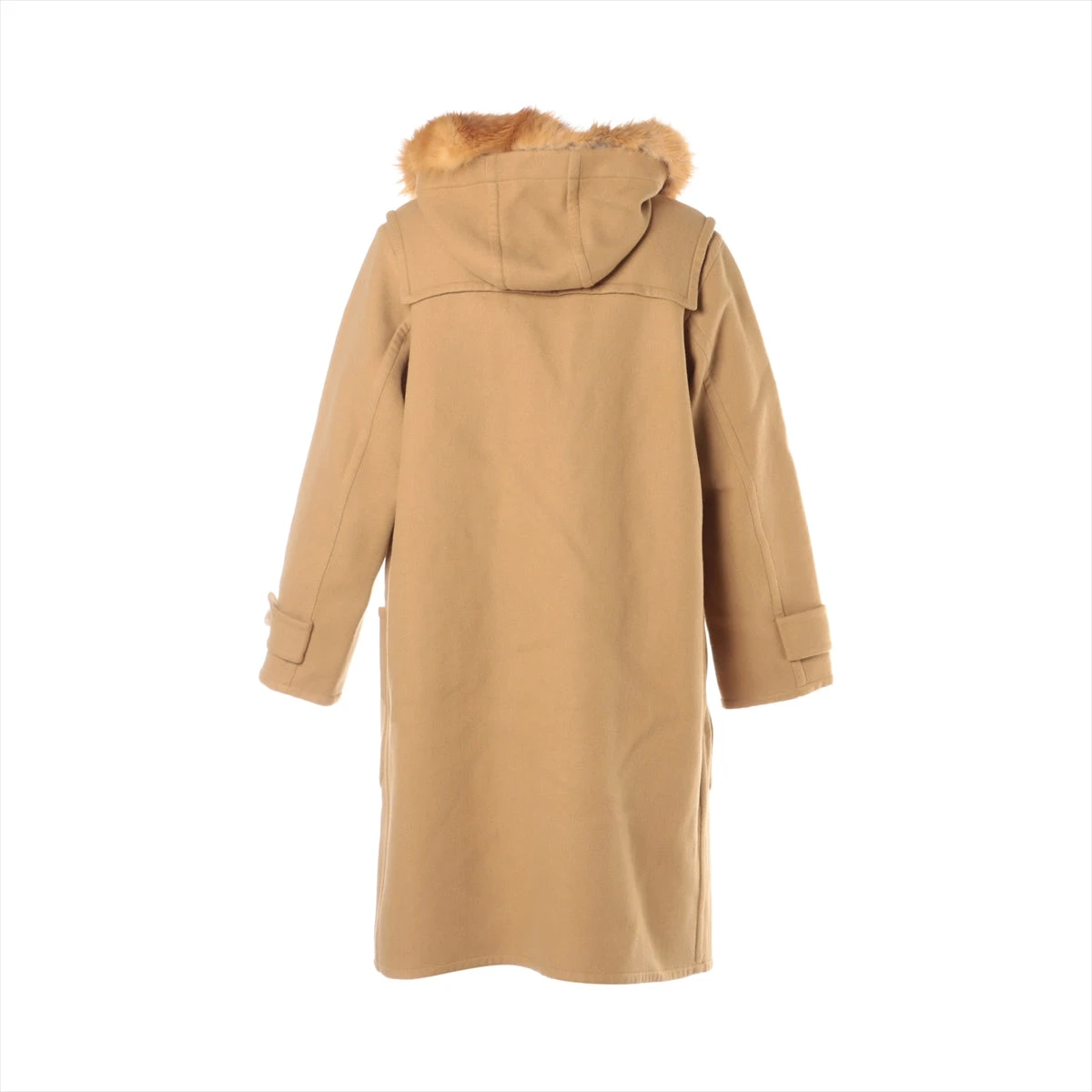 ロエベ ウール×ナイロン ダッフルコート 48 メンズ ベージュ
