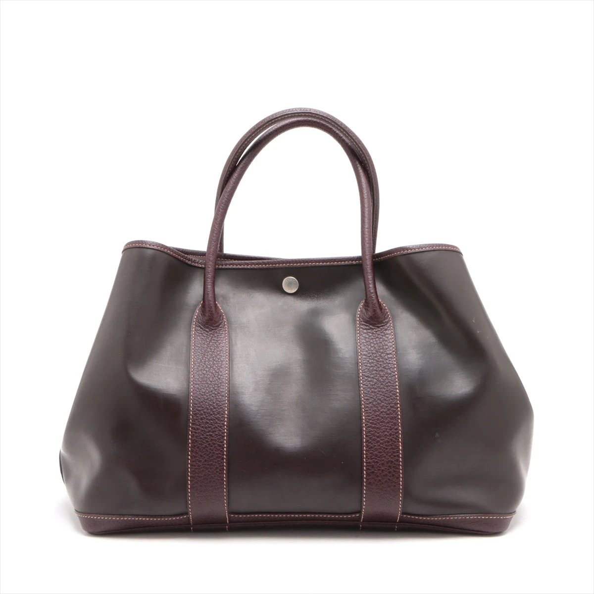 1円 HERMES エルメス ガーデンパーティPM アマゾニア シルバー金具 