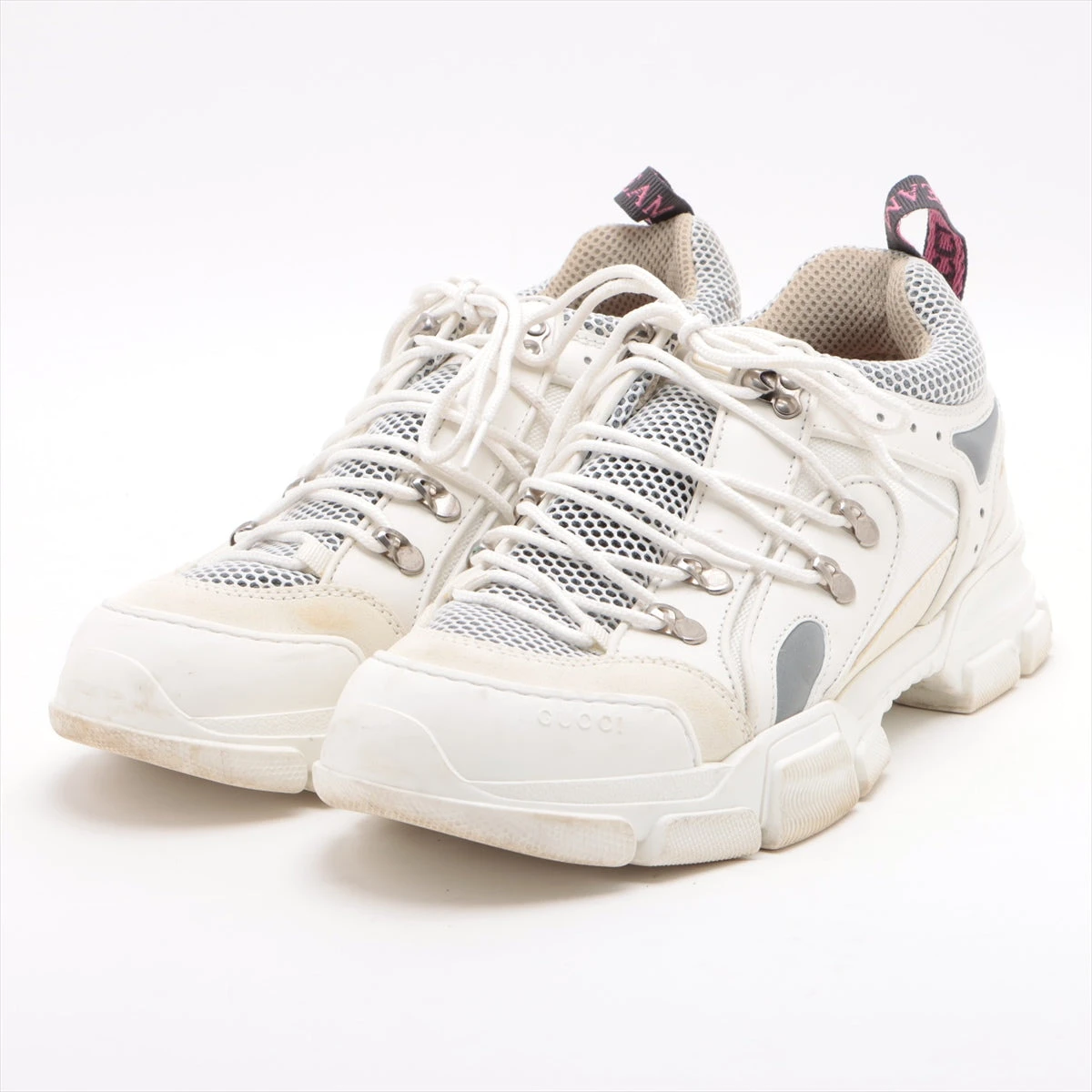 グッチ フラッシュトレック メッシュ×レザー スニーカー 9 1/2 メンズ  