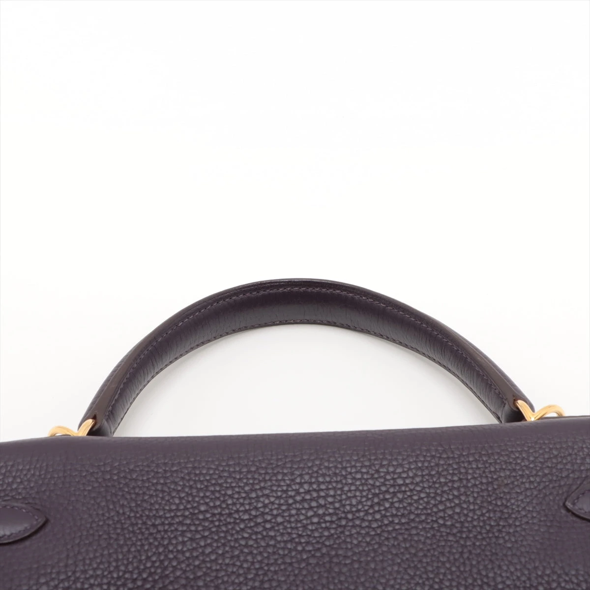 エルメス ケリー32 トゴ カシス ゴールド金具 □F:2002年 ターンロック