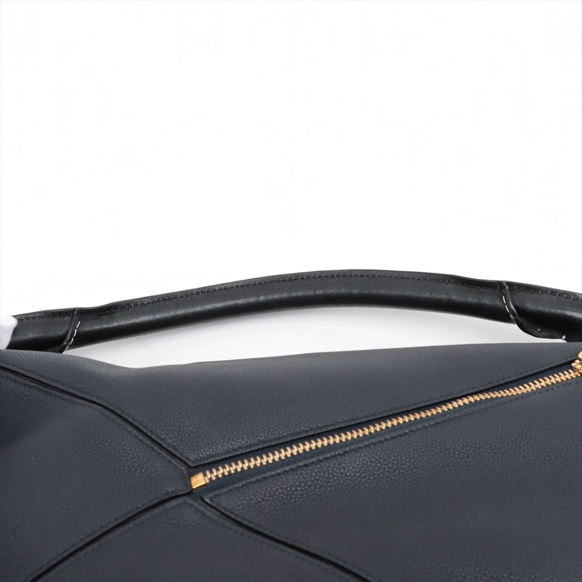 ロエベ パズル ラージ レザー 2WAYハンドバッグ ネイビー