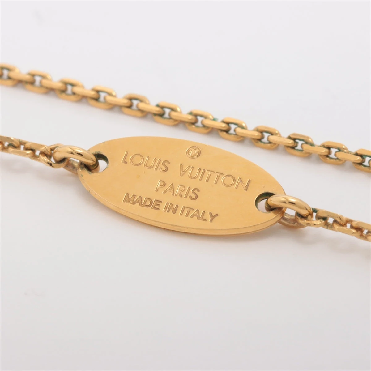 ルイ・ヴィトン ゴールドプレート LV＆ME ネックレス M61078 Louis Vuitton LV&ME Necklace M61078 Gold Plated Women's