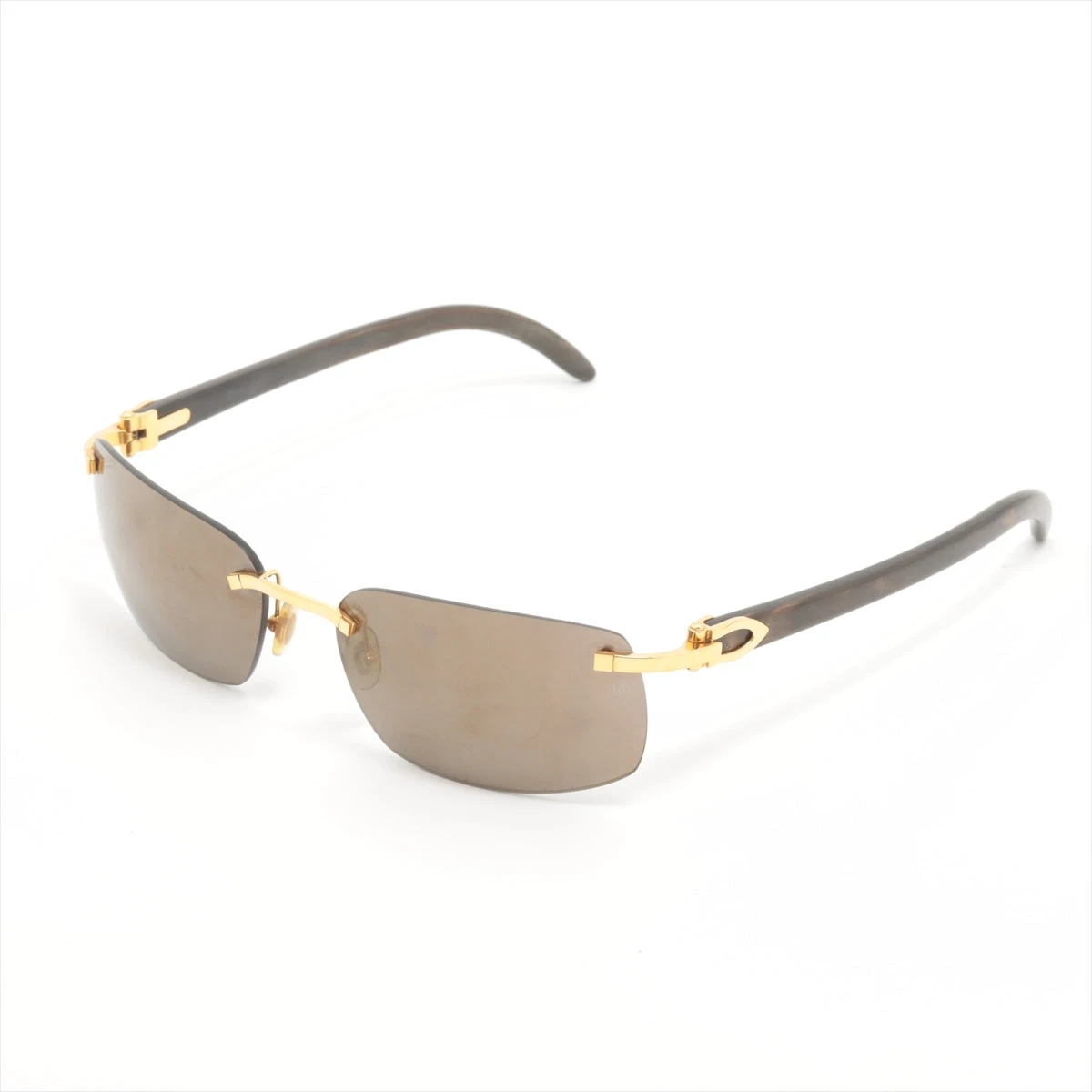 Cartier サントスサングラス バッファローホーン Cartier サントスサングラス バッファローホーン