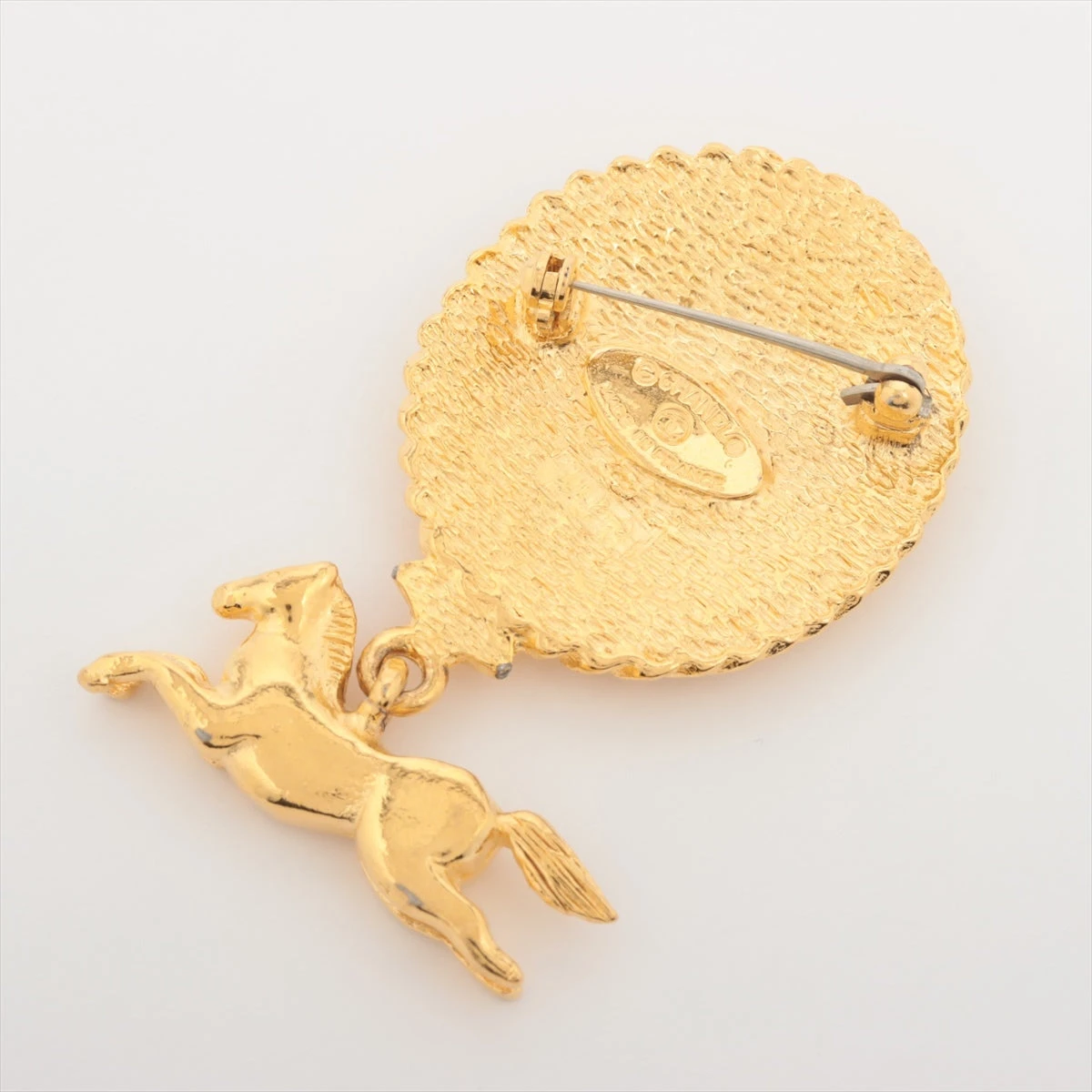 シャネル 1129 ブローチ GP ゴールド ココマーク ホース 馬 A2526149