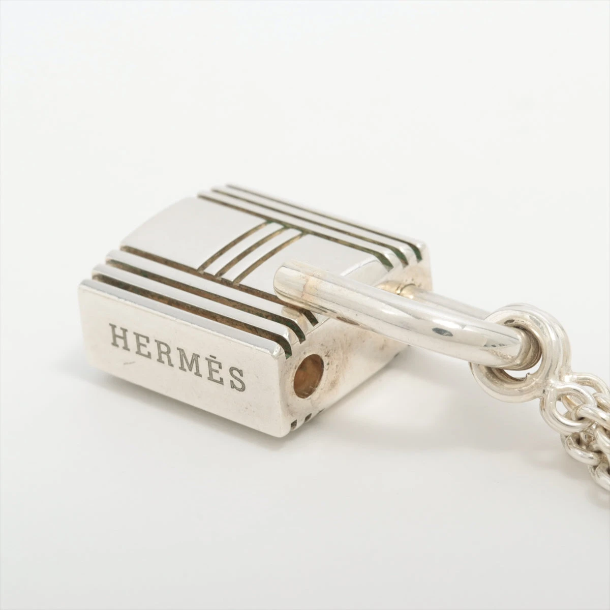 【新品仕上げ済】エルメス/カデナエレファント/シルバー色 HERMES エルメス ネックレス ペンダント カデナ シルバー925