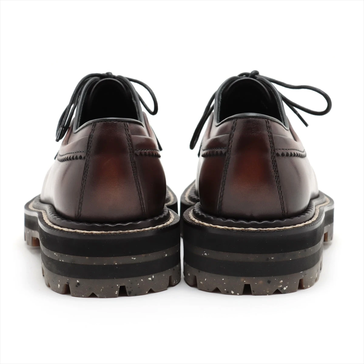 【美品】ベルルッティ ウルティマコレクション サイズ7 1/2シューツリー付き ベルルッティ レザー レザーシューズ 7 1/2 メンズ ブラウン