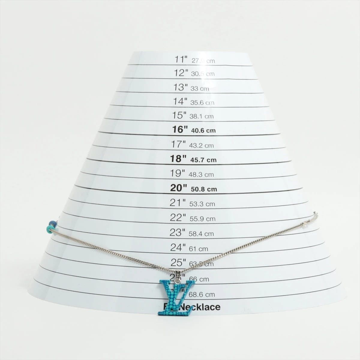 ヴィトン×草間彌生 M01093 LV パンプキン DI3272 ネックレス GP ブルー 