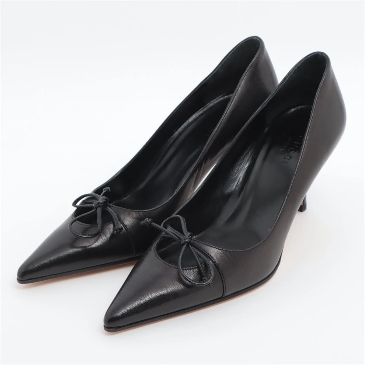 グッチ レザー パンプス 35 レディース ブラック 154291 A2615022 