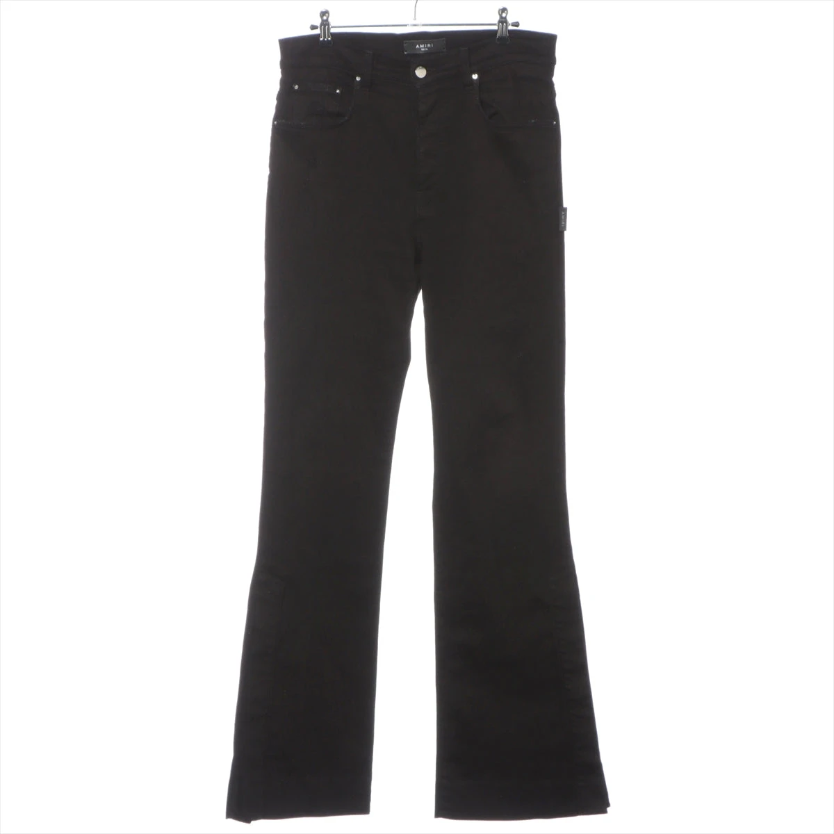 アミリ コットン×ポリエステル デニムパンツ 30 メンズ ブラック  