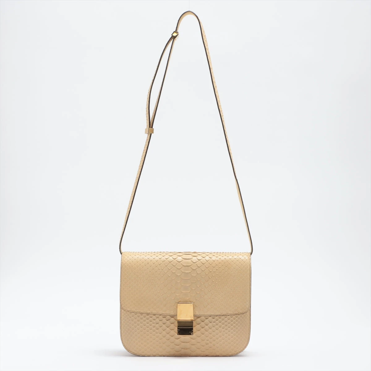 【CELINE】セリーヌ★classicbox★クラシックボックス★ベージュ 一生モノバッグ！『CELINE(セリーヌ)』CLASSIC BOX(クラッシック