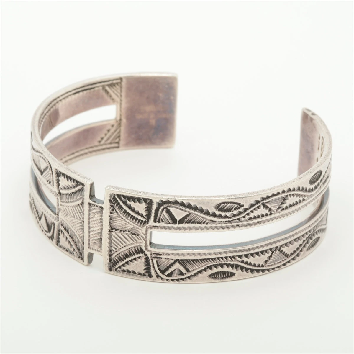 エルメス トゥアレグ バングル 925 38.0g シルバー AP060845｜中古