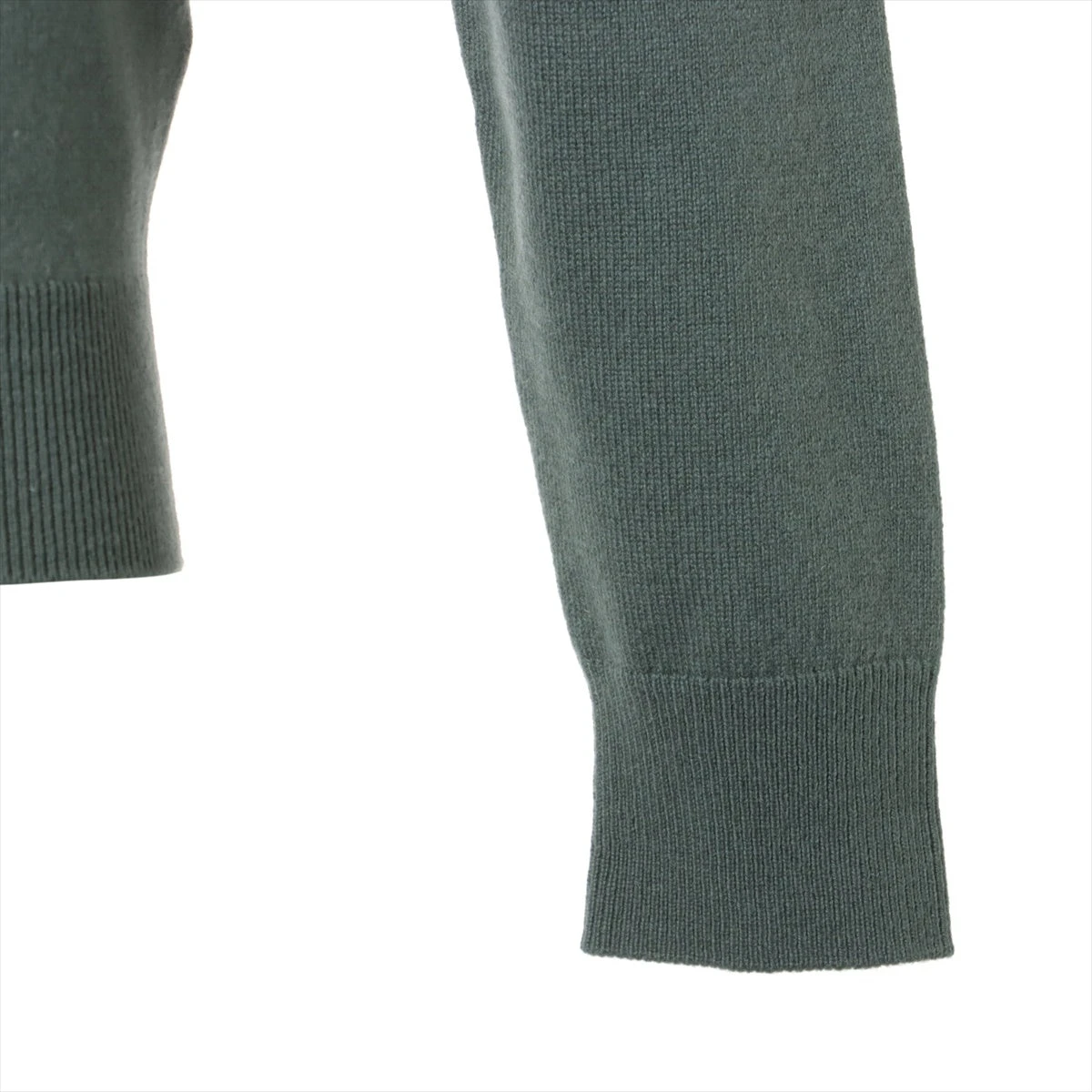 エルメス シェーヌダンクル カシミヤ ニット S メンズ グリーン