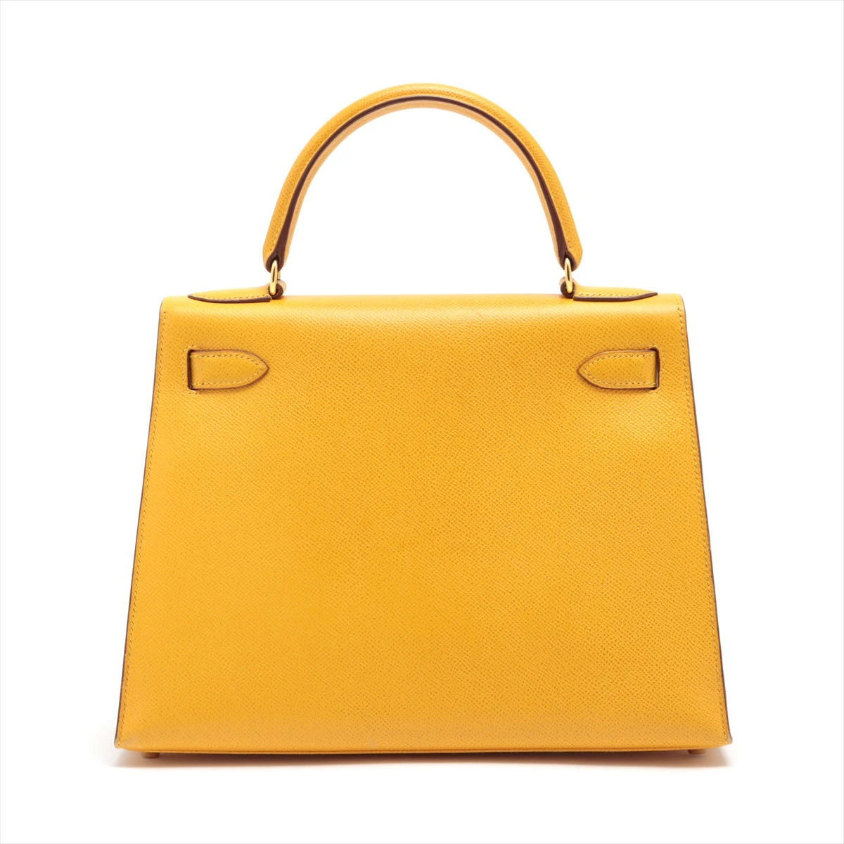 個包装】エルメス ケリー28 クシュベル イエロー ゴールド金具