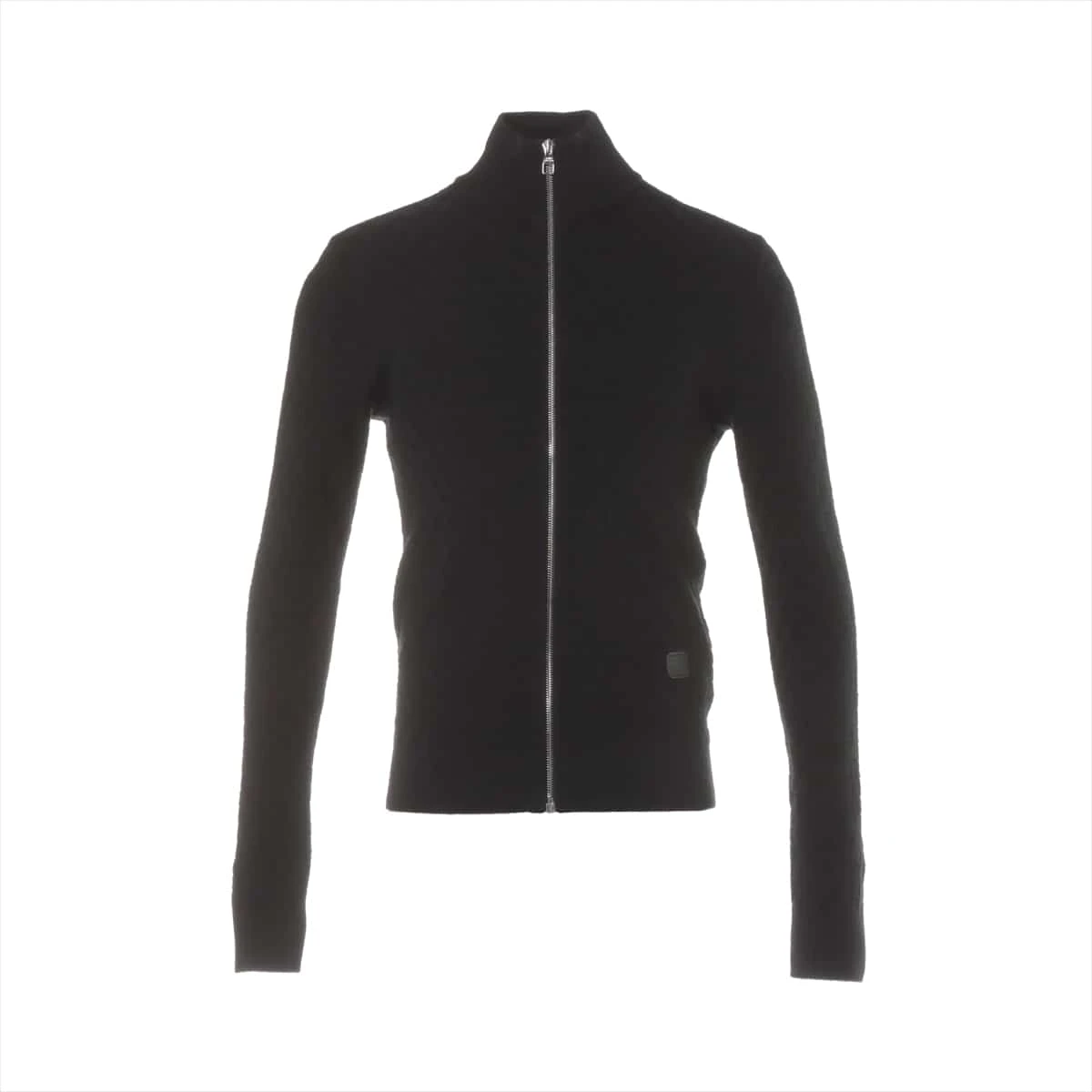 ヴィトン 20SS コットン×ウール カーディガン XS ブラック ダミエ 