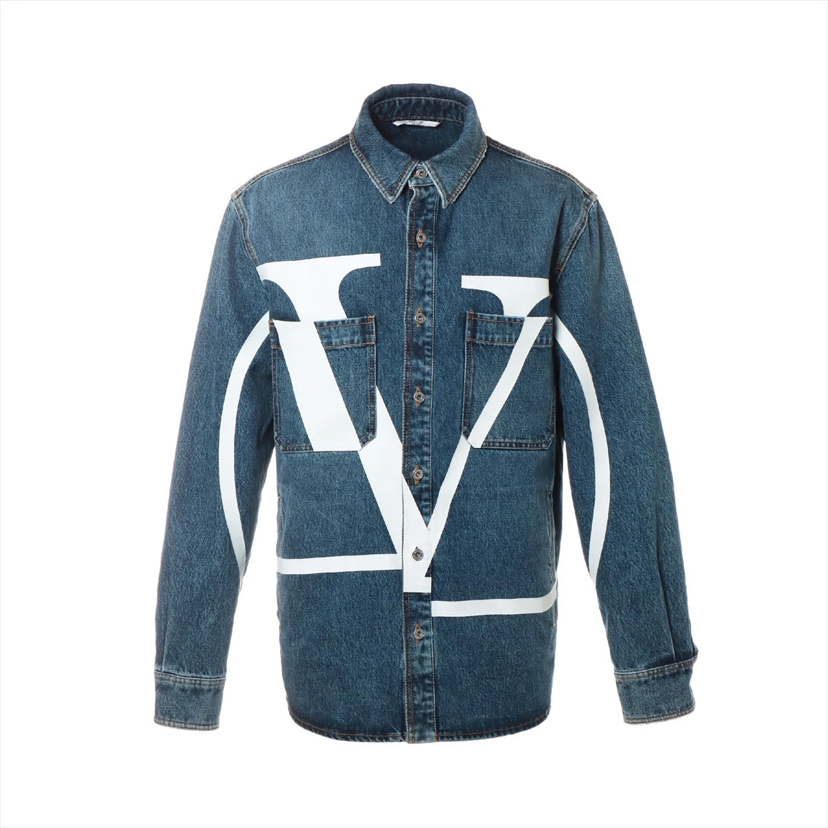 ヴァレンティノ 21AW コットン×ポリエステル デニムジャケット I44  