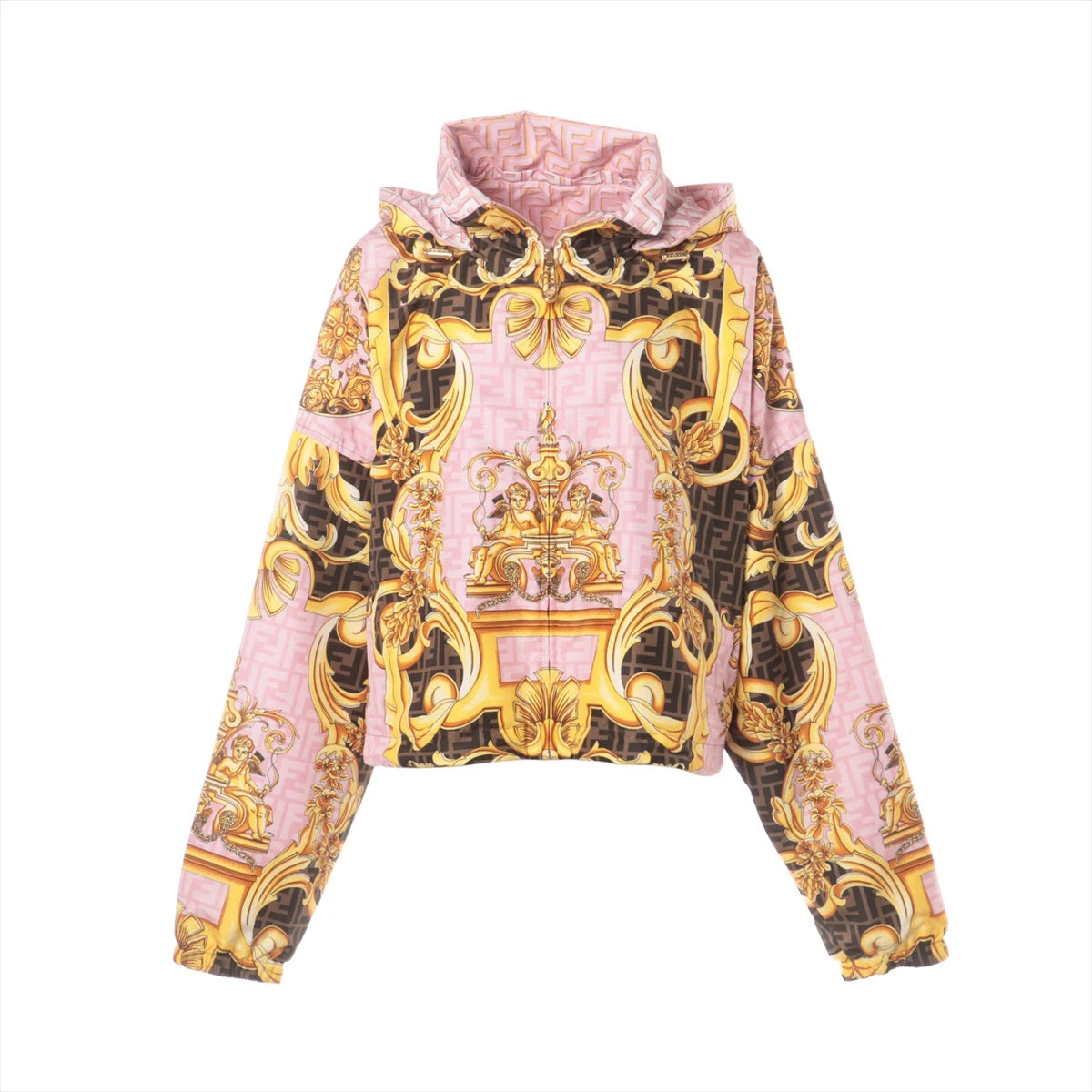 フェンディ×ヴェルサーチェ ズッカ 22年 ポリエステル×ナイロン