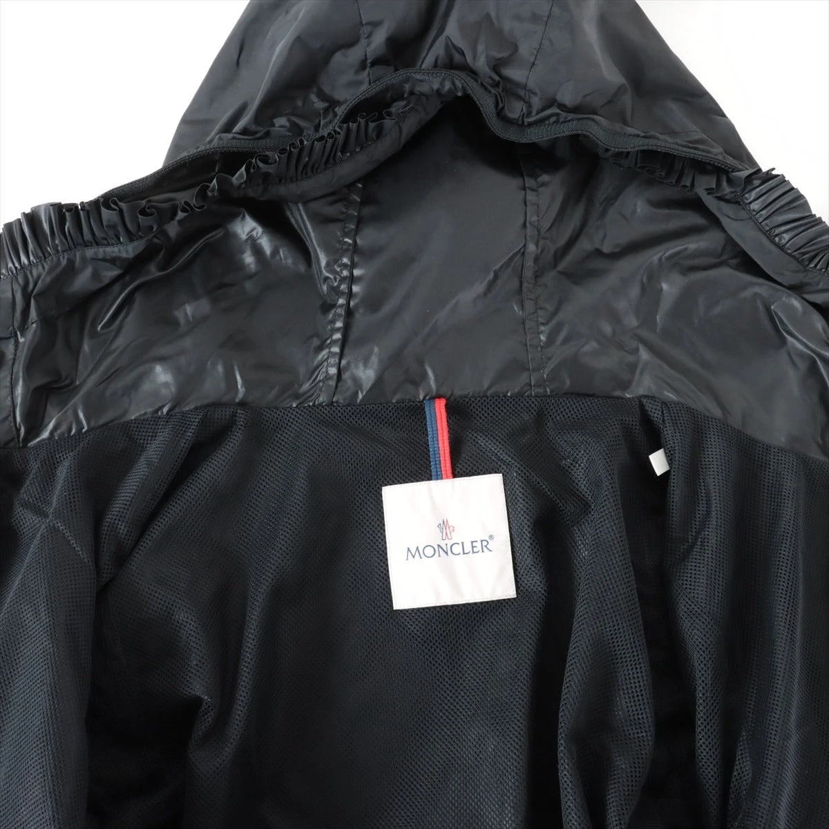 モンクレール Arcelot ナイロンジャケット ブラック/ホワイト monc24ss08-01.jpg