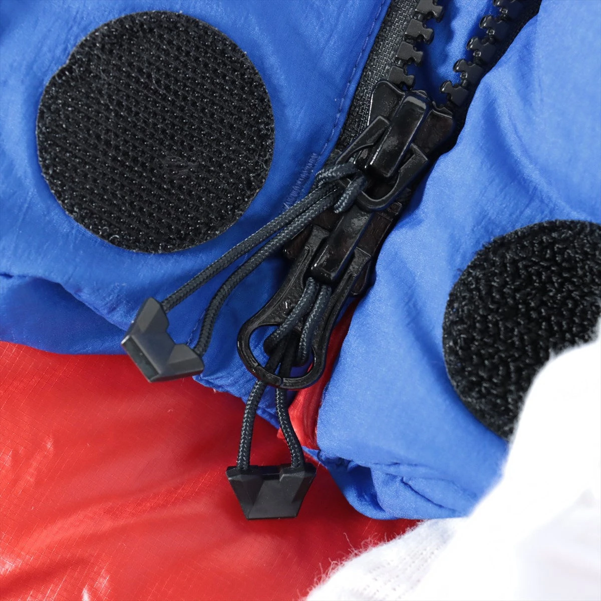 【人気】 グッチ ノースフェイス コラボ ダウンベスト ブルー サイズS メンズ グッチ×ノースフェイス ナイロン×ポリウレタン ダウンベスト S メンズ