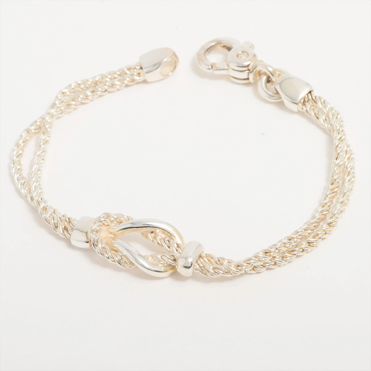 5FM58 Tiffany& Co. ブレスレット 925 ダブルロープ TIFFANY&Co./ティファニー】 ダブルロープ ブレスレット